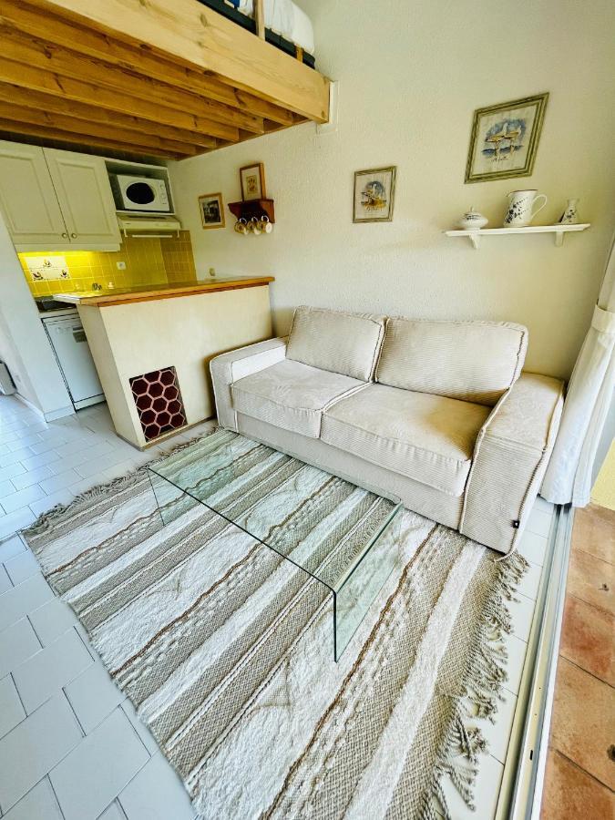 Bel Appartement Avec Mezzanine, Vue Mer Et Piscine Cogolin Kültér fotó